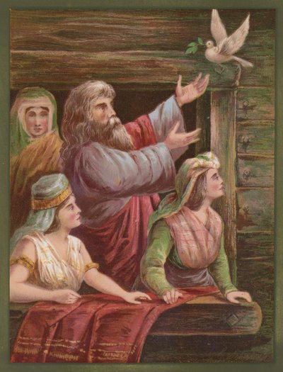 Noah in the Ark by English School